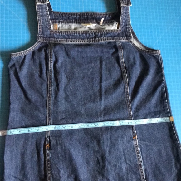 Fat Face Denim Blue Jean Jumper Dress size 14 - Picture 9 of 12